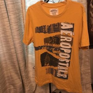 Yellow Aeropostale shirt